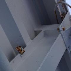 Dreadful pull down bed over main bed!!