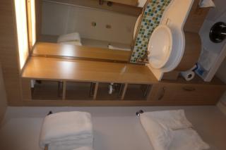 Bathroom Sink and Cabinet