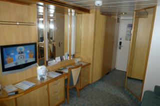 TV and Dressing Area