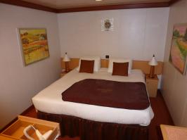 Beds and Hair Dryer in drawer