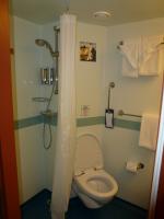 Shower and Toilet