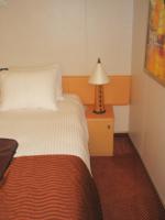 Bed and night table