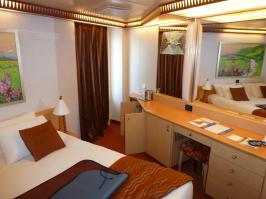 Bed, Dressing Area and Mini-Bar - Fridge