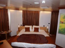 Bed and night table