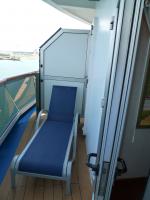 Chaise Lounger on Large Balcony