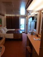View of Stateroom and Balcony Door