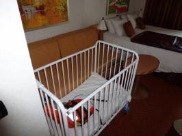 Baby Crib and lifejacket