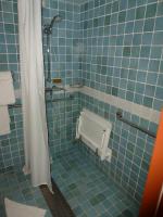 Handicap accessible shower
