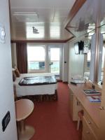 View of Stateroom and Balcony Door