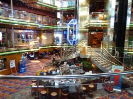 Carnival Ecstasy - Atrium Stairs and Bar