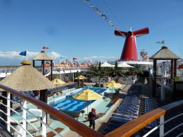 Carnival Ecstasy - Pool Deck