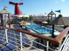 Carnival Ecstasy - Pool Deck