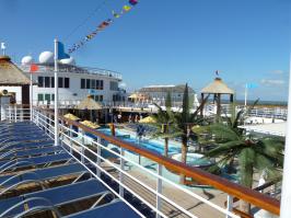 Carnival Ecstasy - Pool Deck