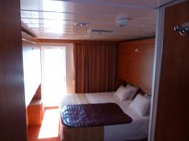 Bed Pullman and Balcony Door