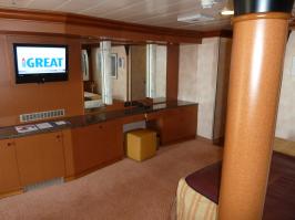 Tv dressing area