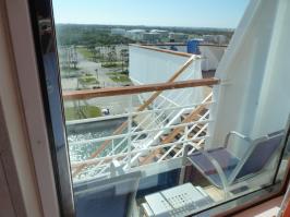 View of Balcony from Stateroom