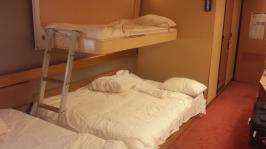 full size bed and bunk