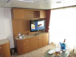 TV and Balcony Door