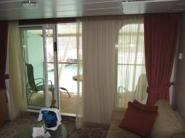 Balcony door and window
