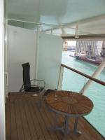 Balcony chair and table