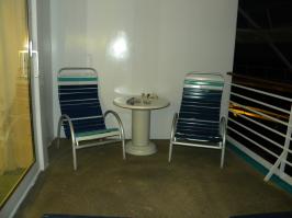 large balcony