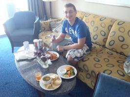 great for having room service lunch