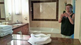 Bath with very deep tub