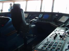 Royal Caribbean Navigator of the Seas - Captains chair in bridge