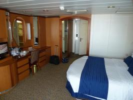 View of cabin from balcony