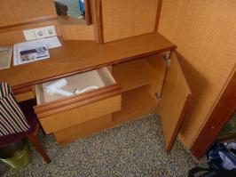 drawers and storage space