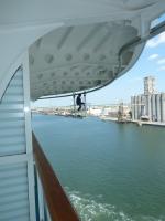Balcony view and overhang