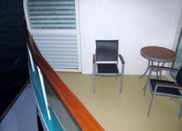 Balcony of cabin 8586